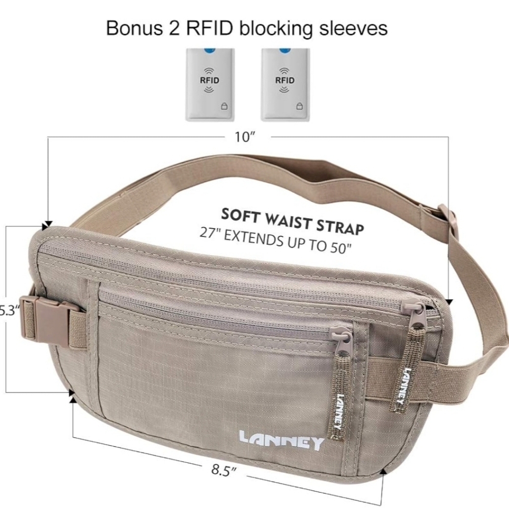 NEW Money Belt for Travel - Picture 4 of 7